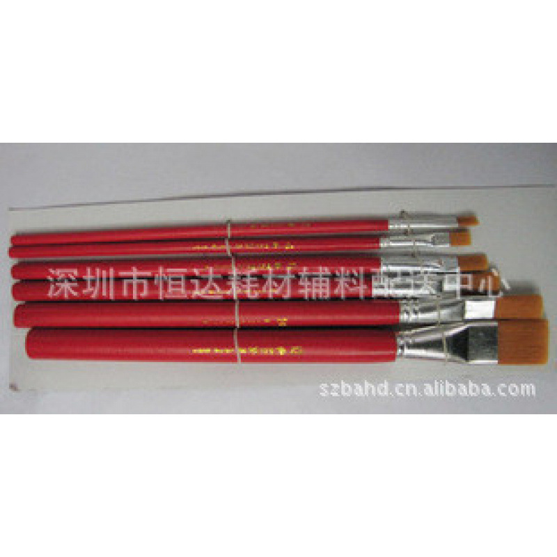 油絵筆 No.1～12 シングル箱入り油絵筆、各種油絵赤棒|undefined