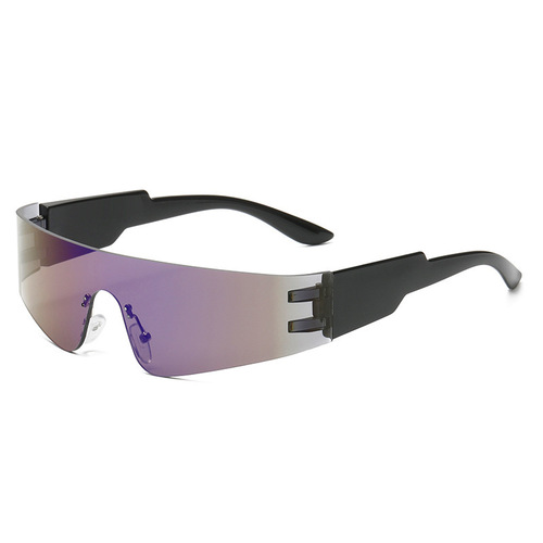 朋克科技感女士太阳眼镜蹦迪未来感连体遮阳镜一体式骑行眼镜批发