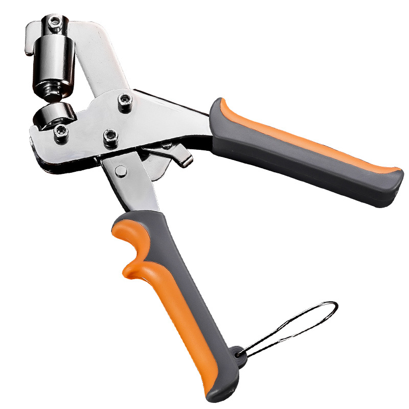 Alicates de perforación de cuero multifuncionales manuales portátiles que ahorran mano de obra y tiempo Alicates de perforación de metal de orificio redondo de 10mm