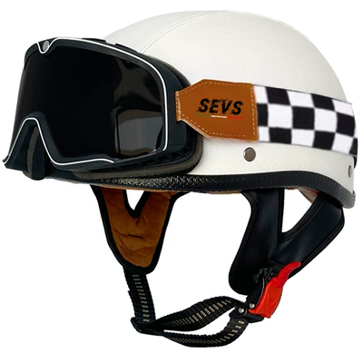 scoop helmet small helmet body Motosiklet kaskı (dəbilqə)