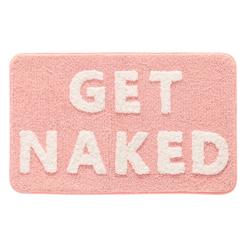 Carta creativa fresca baño Baño absorbente antideslizante alfombra de piso hogar resistente al desgaste resistente a las manchas alfombra de piso de Cachemira