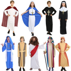 クリスマス司祭牧師カエサル大帝劇衣装COS児童修道女聖母マリア公演服