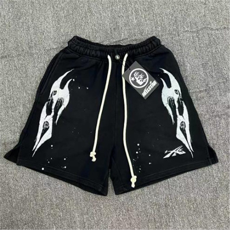 新欧潮牌Hellstar Studios Hoodie拉链洗水做旧连帽卫衣男女同款|undefined