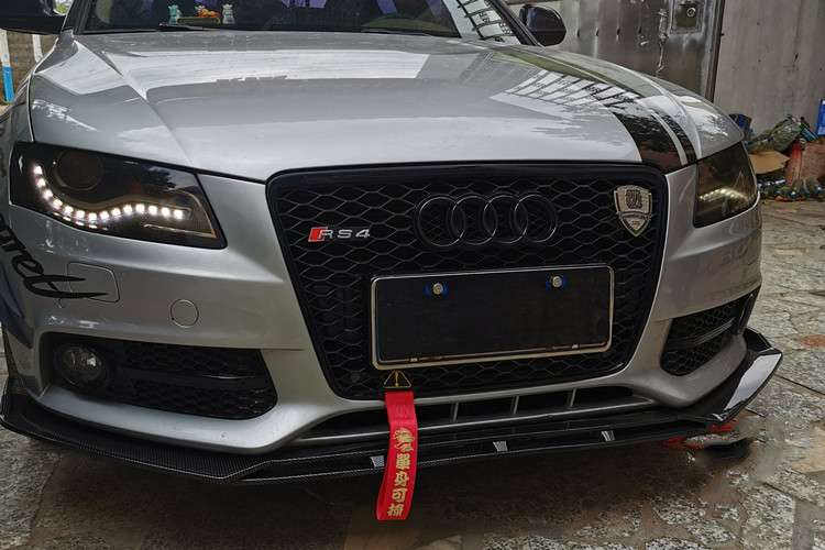 Suitable for Old Audi A3 A4L A6 Q3 Front Shovel Front Lip Spoiler Size Surround Modification and Decoration Anti-Collision