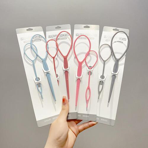 Children's hair braiding tool, hair styling artifact, hair pulling pin, girls' braided hair, hair piercing, hair tying set