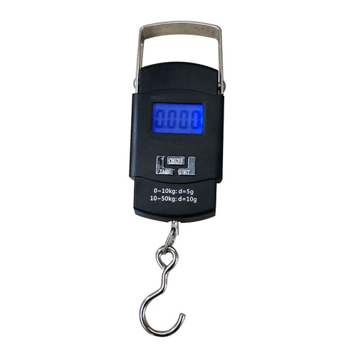 A08 High-Precision Portable Scale 50kg Electronic Handheld Scale Mini Hook Scale Suitcase Scale Courier Scale Fishing Scale