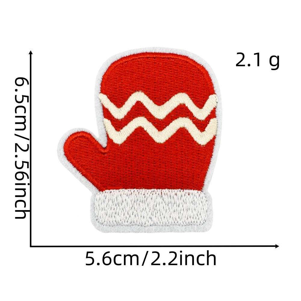 2g Weight Clothing Sticker Patches Classification 1 Piece, 1 Set Quantity Nonwoven, Polyester Material Christmas Festival Christmas Tree, Letter, Snowman Pattern Cute Style 1 Piece 1 Set Cute Christmas Tree Letter Snowman Nonwoven Polyester Clothing Sticker Patches 3