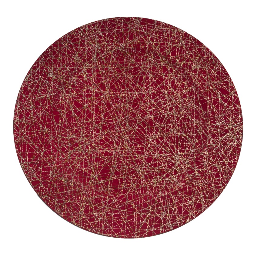 Fábrica directa alta placa de carga multicolor comercio exterior restaurante occidental bandeja de fiestas de Navidad almohadilla de frutas secas