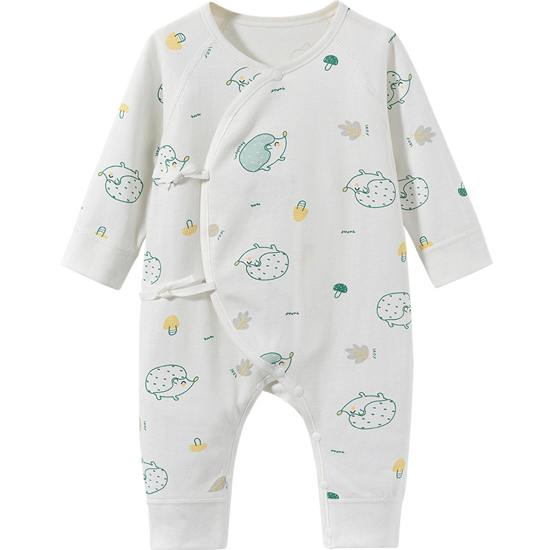 Bebé recién nacido Ropa Primavera, Otoño e Invierno masculino y femenino recién nacido base 0 caliente 3 meses puro algodón monje traje bebé mono image 5