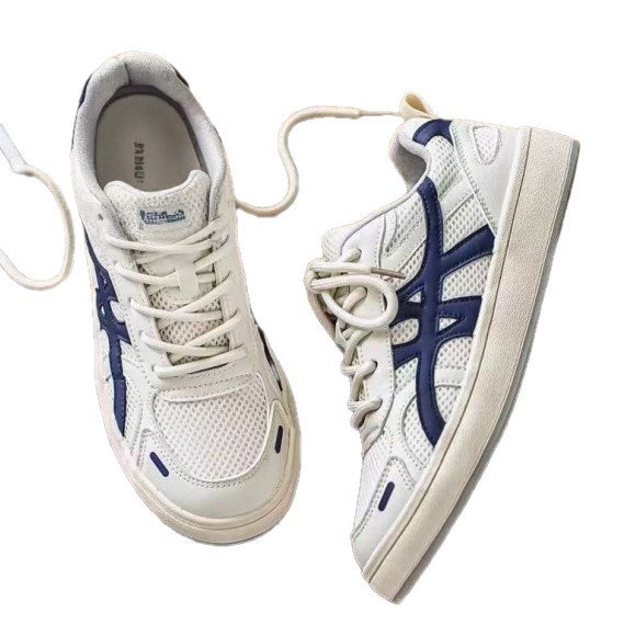 2026 nueva primavera y verano ventilación malla de moda universal zapatos de skate de altura baja estudiantes antideslizantes zapatos deportivos casuales de moda
