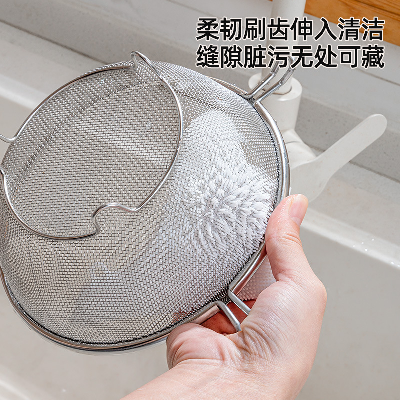 日式硅胶洗碗刷碗神器清洁去污不沾油抹布多功能厨房家用刷锅神器|undefined
