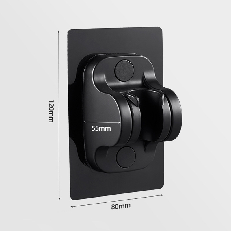 Soporte de ducha con ventosa, artefacto de fijación para el hogar del baño, base de boquilla de ducha sin perforación, estante extraíble para niños