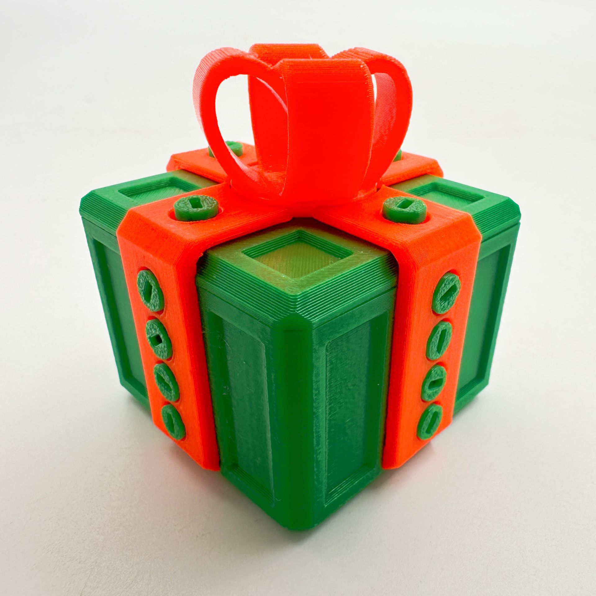 서프라이즈 박스 [녹색+주황색+녹색]