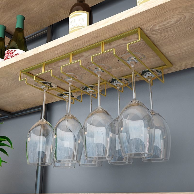 Red Wine Glass Rack Upside down Goblet Household Red Wine Wine Cabinet Hanging Western-Style Hanging Cup Wine Glass Rack