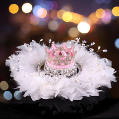 車載香水汽車內裝飾品擺件內飾用品大全香薰持久淡香女神款皇冠