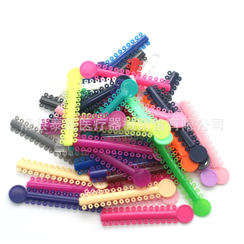 Стоматологический материал Ортодонтический пероральный лигатный круг Ортодонтический лигатный круг цветной лигатный круг прозрачный лигатный круг