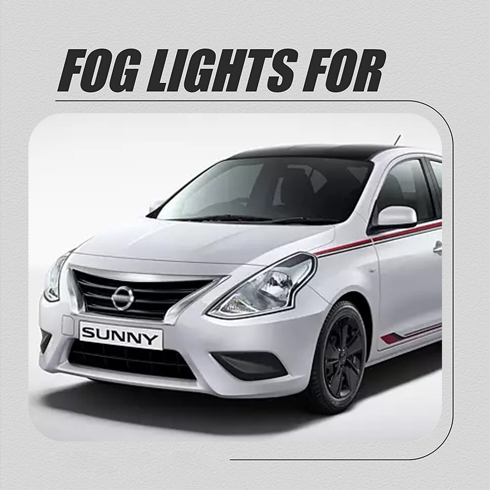 Aplicable a Nissan 14 - 17 solar delantero LED conjunto de lámpara de niebla para cambiar la luz de conducción diurna a la luz de la barra delantera de dos colores
