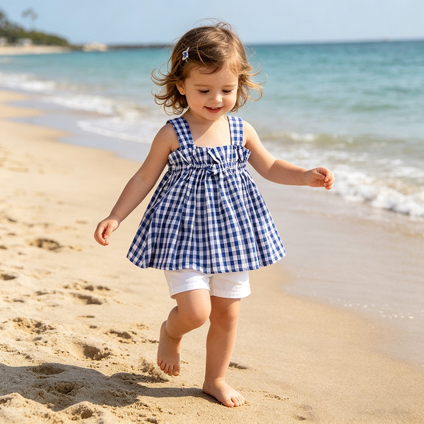 Brand summer children's set girl's