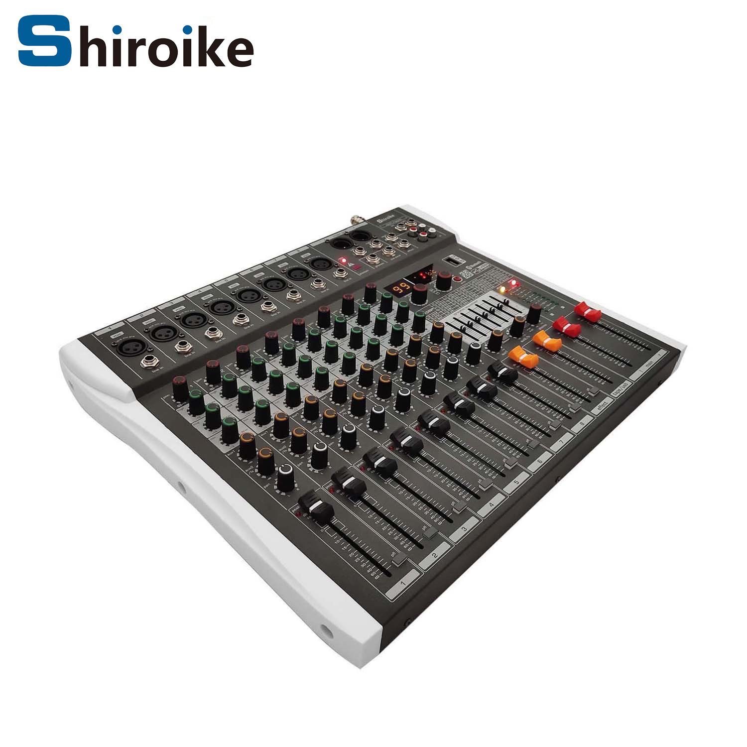 GAX-CY12 공장 도매 전문 12 채널 믹서 99DSP 블루투스 이퀄라이저 믹서 직접 공급