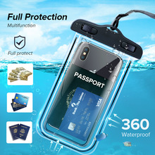 INU IP68 Universal Waterproof Phone Case Water proof Bag M