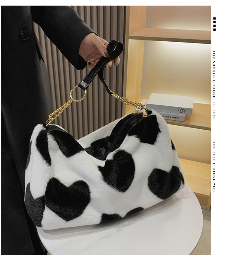 Autumn and winter fashion fluffy commuter big bag 2021 new crossbody female bag wholesalepicture1