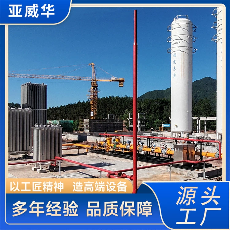 Оборудование для газификации сжиженного природного газа (СПГ) на газификационной станции Явей, пункт поставки СПГ, станция регулирования давления газификации