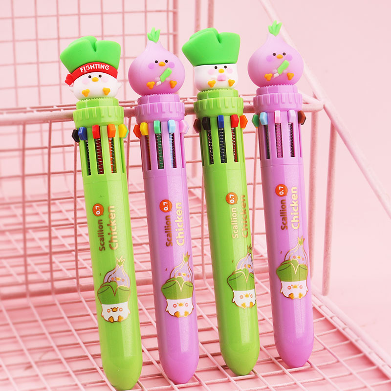 12 bolígrafo creativo 12 colores multifunción bolígrafo de color estudiantes bolígrafo multicolor bolígrafo atómico NaYou