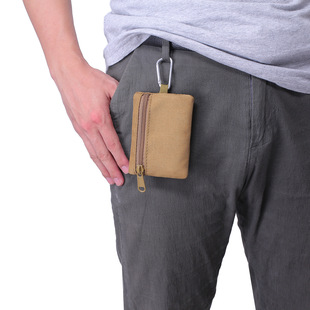 Outdoor New Small Waist Bag Tactical Waist Bag Key Storage Bag Military Fan Coin Purse Multi-purpose Storage Accessory Bag