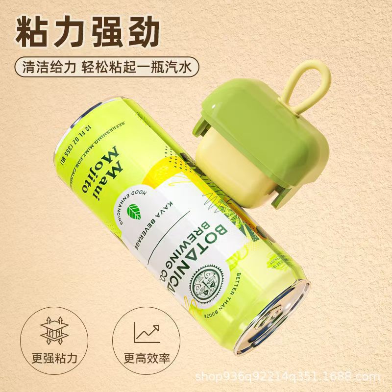 Creativo lavable pegador de cabello ropa fuerte eliminación de cenizas de eliminación de cabello cuadrado pegador de cabello portátil forma de caramelo cuadrado