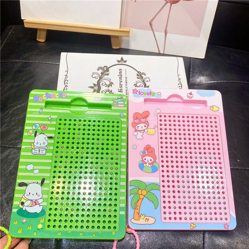 美乐蒂挂件六一儿童节礼物学生解压玩具大号库洛米钢珠画板钥匙扣|undefined