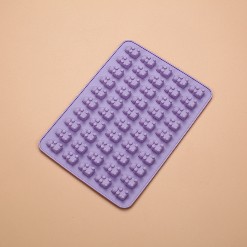 Fábrica en stock calidad alimentaria amor hueso donut QQ Caramelo Suave molde DIY silicona hecho a mano suplemento alimenticio molde