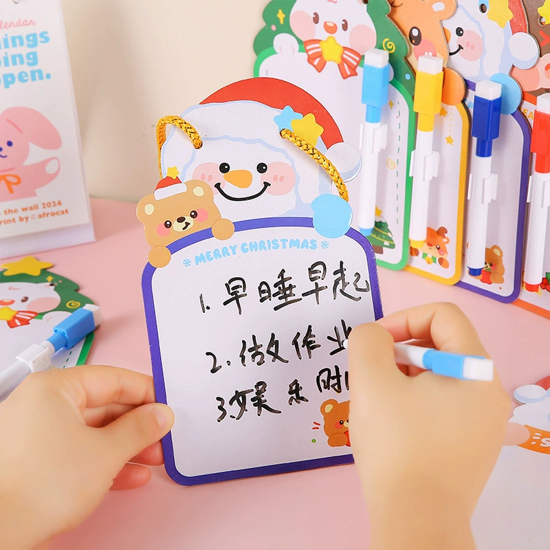 Рождественский подарок детский сад Раннее образование Двусторонняя письменная граффити доска для детей