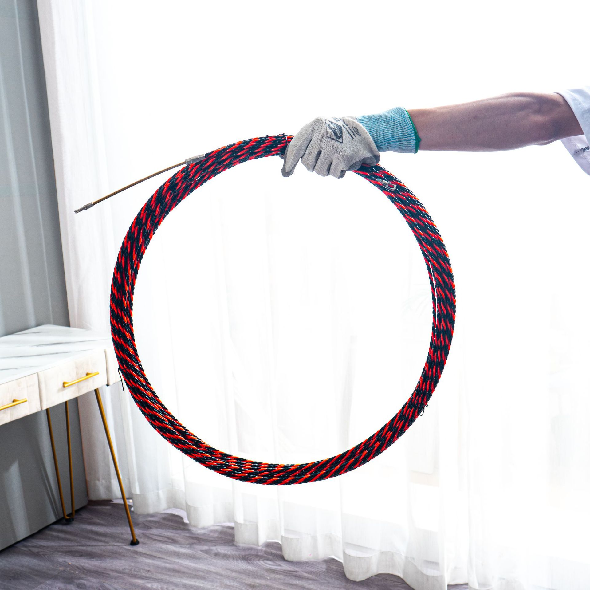 电工穿线器花线三股穿线器穿管器速紧器线卡电线电缆穿孔