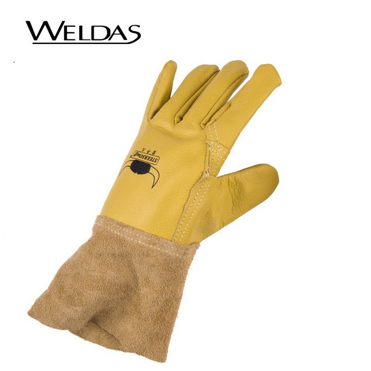 WELDAS/威特仕 10-2777 上等金黄色牛青皮蛮牛王烧焊手套