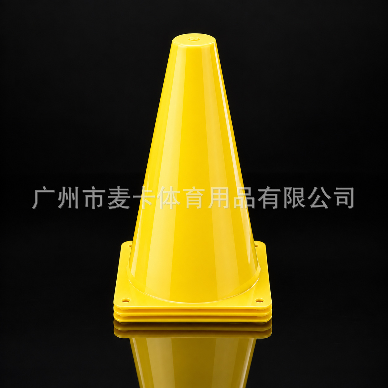 Cono Marcador de Fútbol de 18 cm de LDPE para Entrenamiento