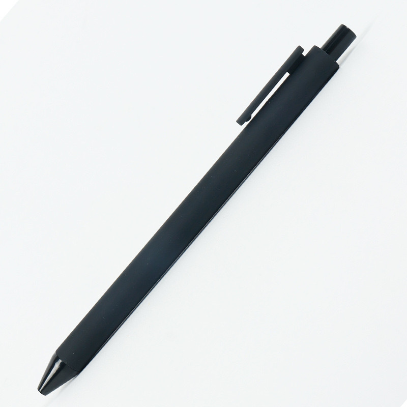 Fabricantes al por mayor Macarons color simple tipo de prensa logotipo imprimible plástico pegamento en aerosol bolígrafo bolígrafo de gel