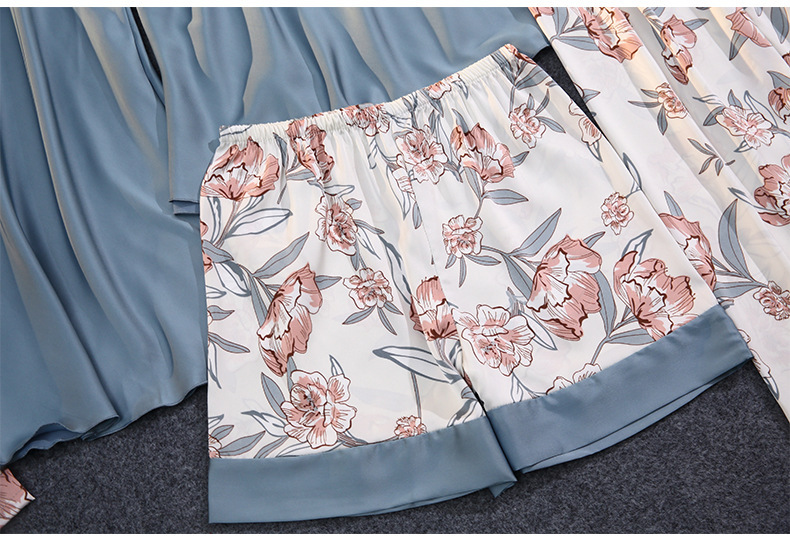 Women's Pastoral Leaves Polyester Printing Pants Sets display picture 15