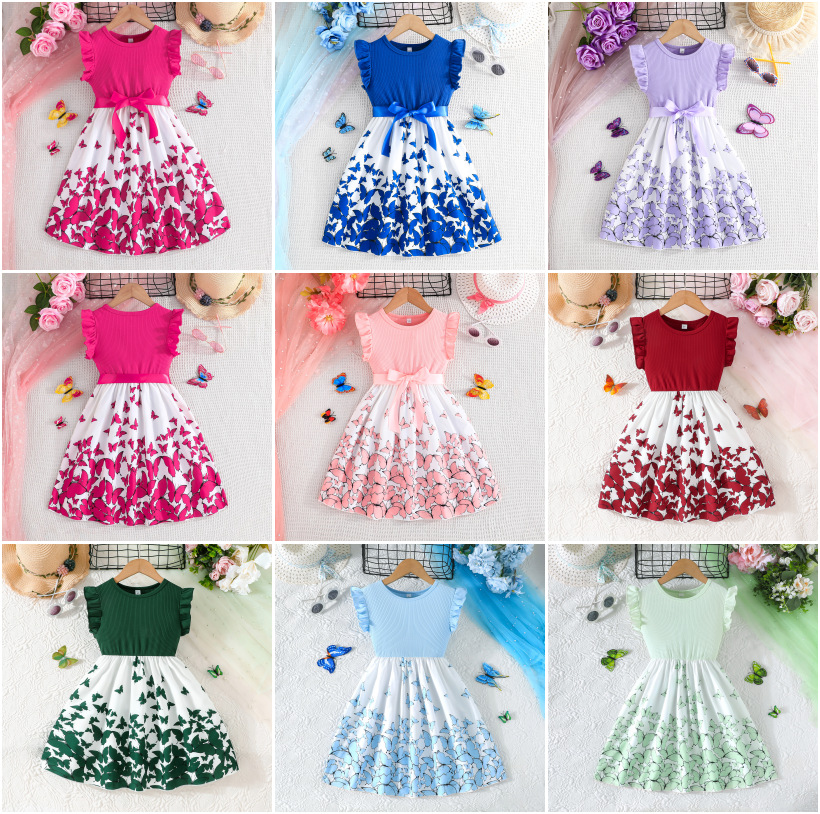 Summer short sleeve dress