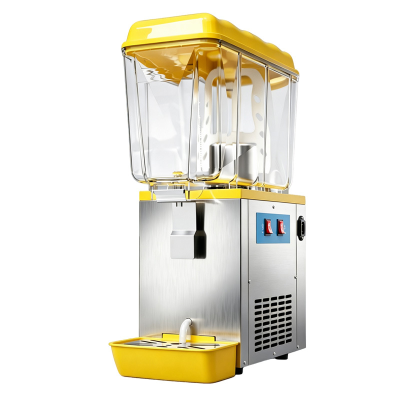 Máquina de bebidas frías comerciales máquina de jugo frío y caliente máquina de bebidas dispensadora de jugo de cafeteria calentador de jugo enfriador