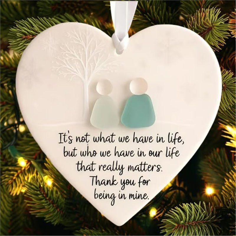 跨境新款Friendship Ornaments For Ture Friends友谊爱心挂饰|undefined