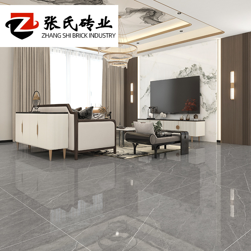 广东大板岩板900x1800灰色亮面陶瓷大板客厅卧室地砖防滑耐磨|ms