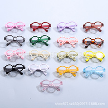 labubu不喷漆4.5cm娃用眼镜6.5cm棉花娃娃9cm配饰爱豆公仔玩偶配