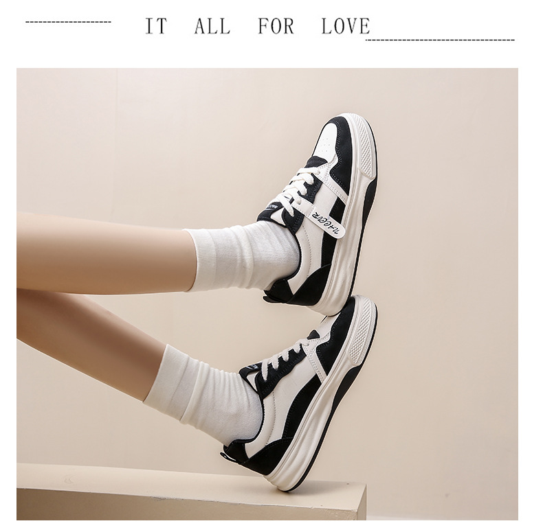 Women's Sports Solid Color Round Toe Skate Shoes display picture 6