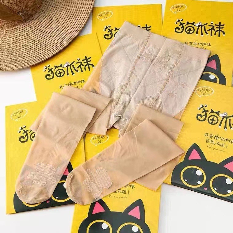 Cat's claw stockings women's socks anti-hook silk summer thin arbitrary cut pineapple socks black pantyhose light leg artifact wholesale