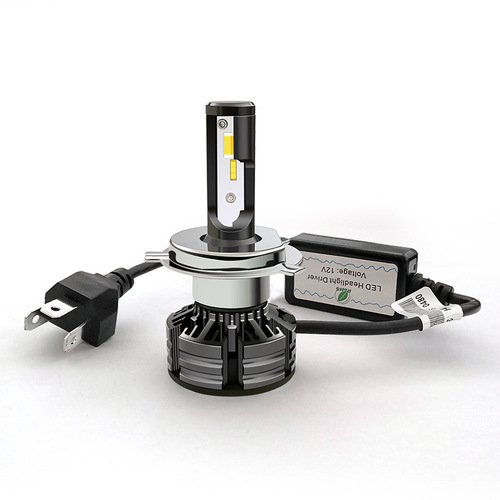 Super Bright Car LED Headlights with Three Color Temperatures, Near and Far Beam Integrated Headlights, H4 H7 H11, Five-Mode Strobe