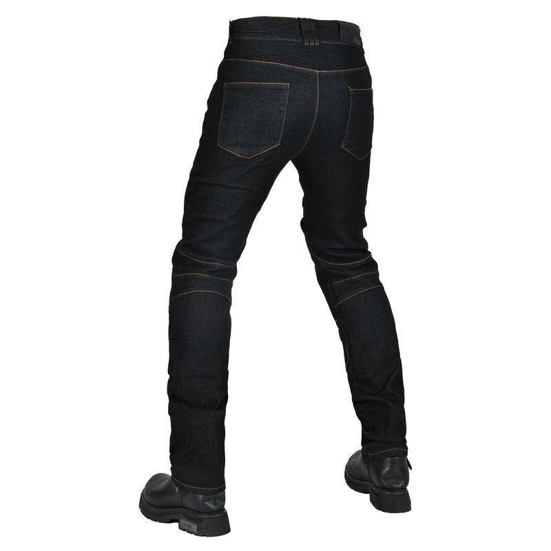VOLERO carreras de motos pantalones de montar motocicleta off-road Knight jeans rectos retro stretch pantalones anti-caída