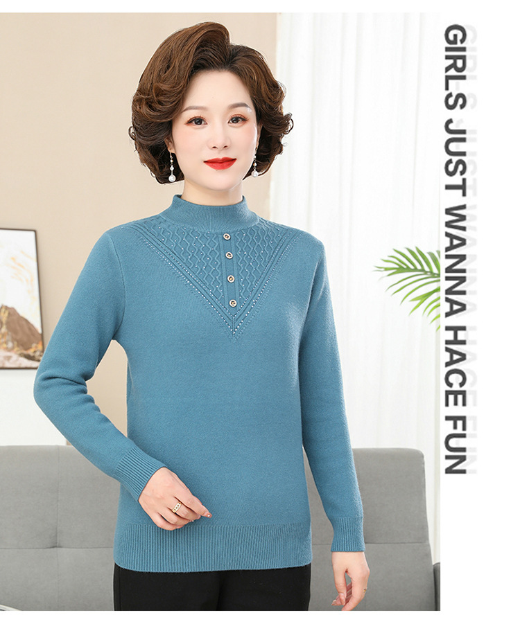 E5992 690K ÁO LEN NỮ TAIRYA MÙA XUÂN THU ĐÔNG TRUNG NIÊN DÀY ẤM THỜI TRANG NỮ G02 SẢN PHẨM MỚI
