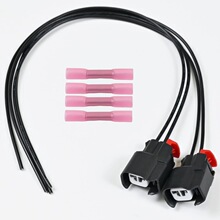 汽车的燃油喷射器燃油连接器 2针配件 EV6/EV14 Dodge LS2 LS3