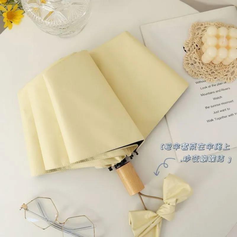 Paraguas plegables mango de madera totalmente automático resistente al viento vinil paraguas solar para hombres sol y lluvia doble uso regalos publicitarios paraguas personalizados
