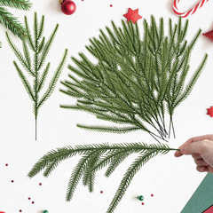 国境を越えた供給シミュレーション植物クリスマス松針枝クリスマスツリー花輪装飾シダ松枝生け花配置新